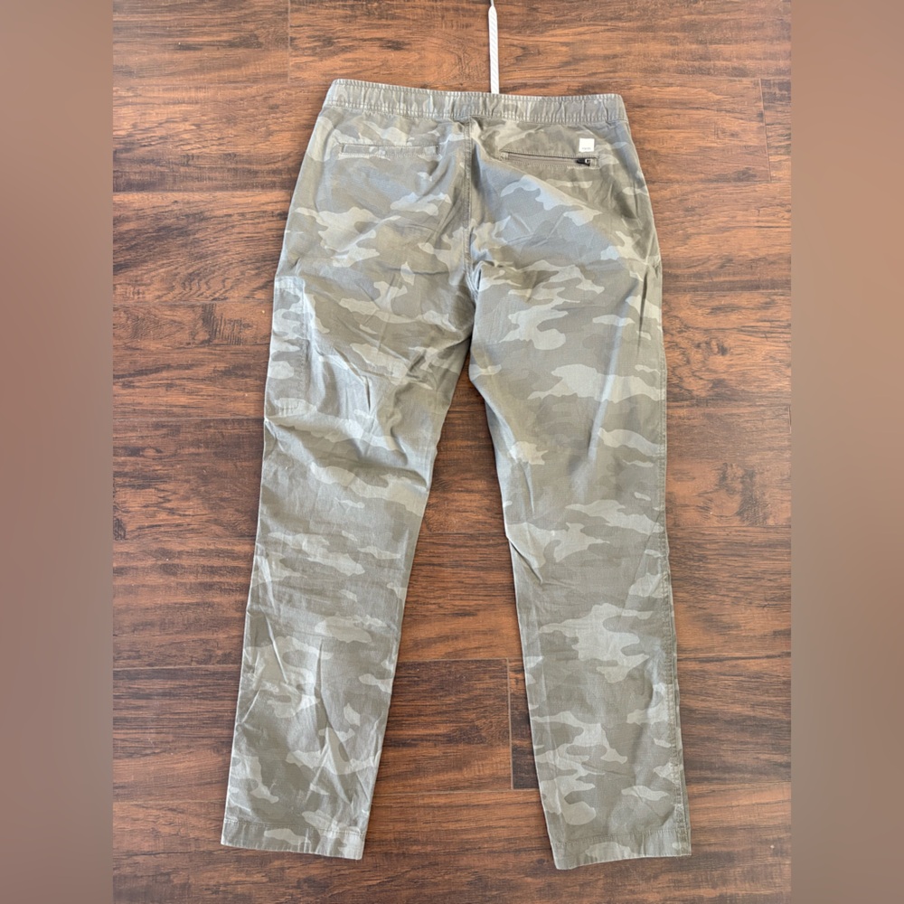 Vuori Ripstop Climber Pants Drawstring Slim Fit Camo Black Gray Size medium - Picture 4 of 5